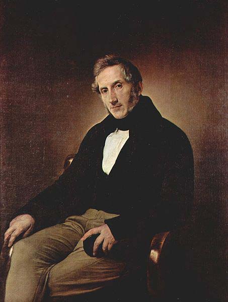 Francesco Hayez Portrait of Alessandro Manzoni